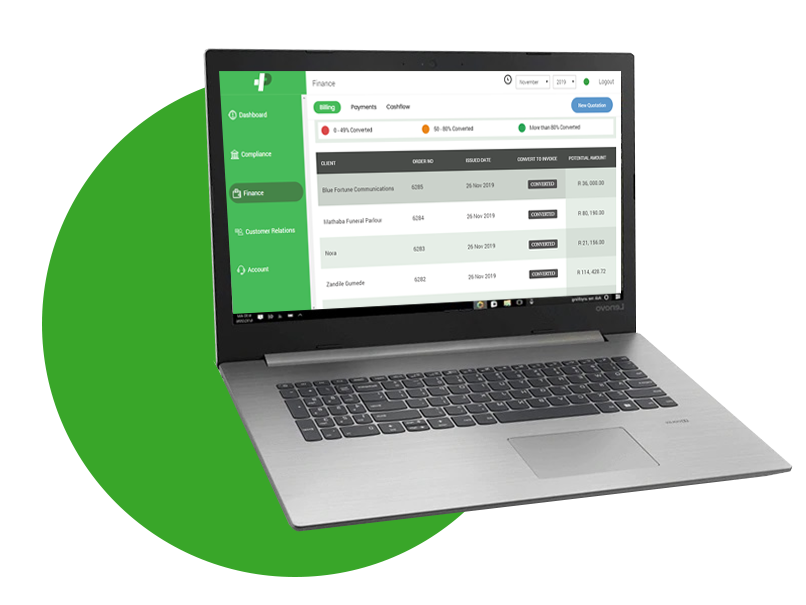 Manage your business finances with no hustle.